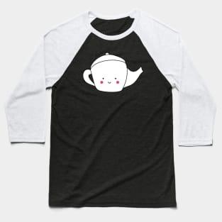 Kawaii Teapot Baseball T-Shirt